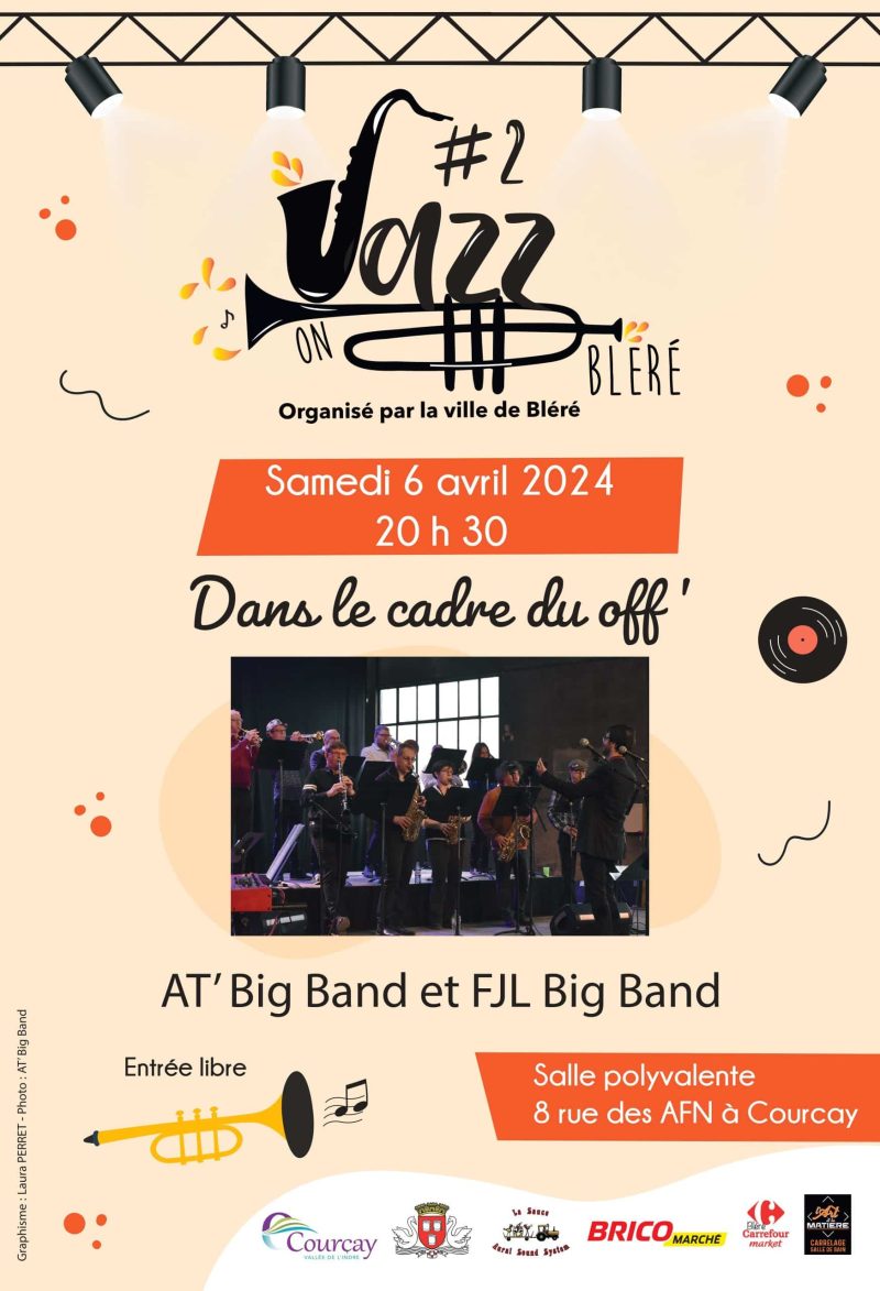 Concert de jazz à Courçay - Samedi 06 avril 2024